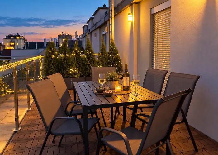 Rooftop For 6, Air Conditioning, Rooftop Terrace, Metro U3 Vienna